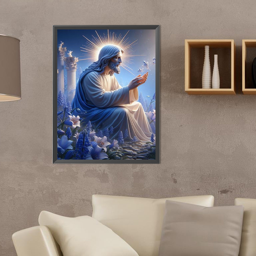 Jesus - Full Round Drill Diamond Painting 30*40CM