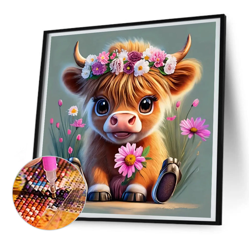 Yak - Full Round Drill Diamond Painting 30*30CM