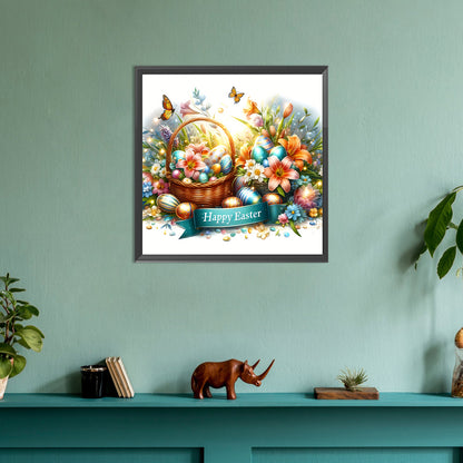 Happy Easter - Full Round Drill Diamond Painting 30*30CM