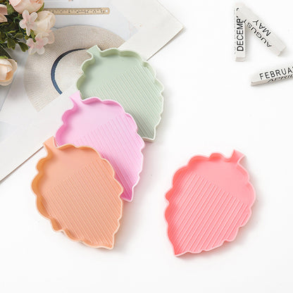 4 Pcs 5D Leaf Diamond Painting Tray Multiple Color Diamond Art Paint Accessories