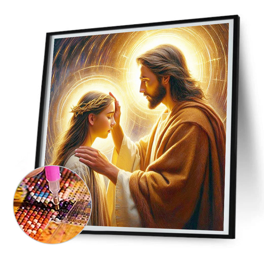 Jesus Loves You - Full Round Drill Diamond Painting 30*30CM