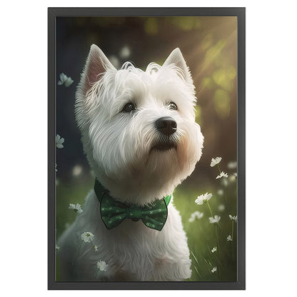 West Highland White Terrier - 11CT Stamped Cross Stitch 40*60CM