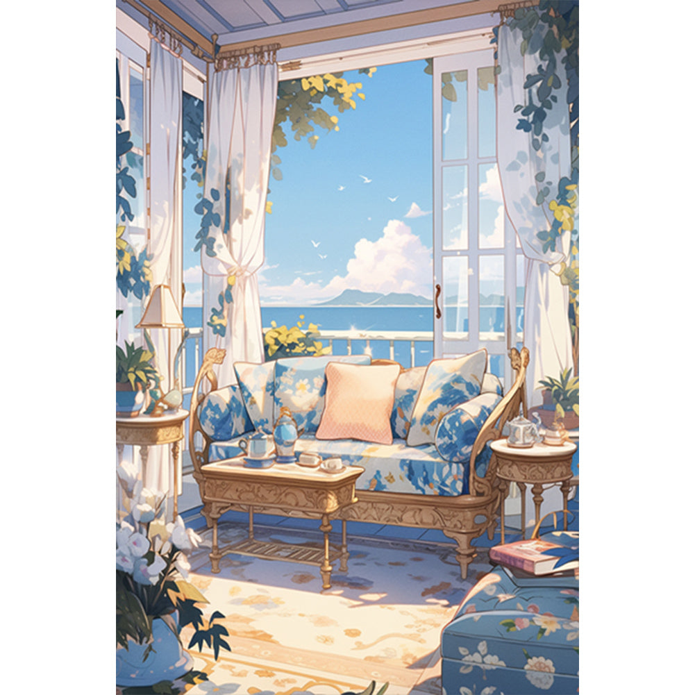 Sun Bedroom - Full Square Drill Diamond Painting 40*60CM