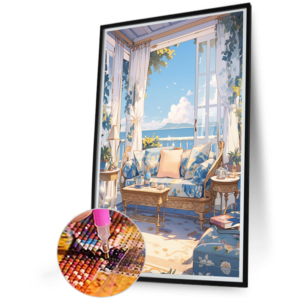 Sun Bedroom - Full Square Drill Diamond Painting 40*60CM
