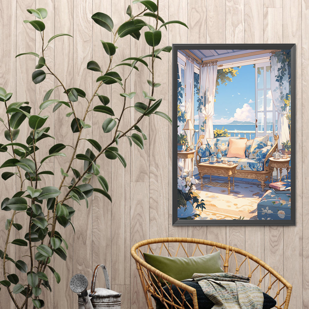 Sun Bedroom - Full Square Drill Diamond Painting 40*60CM