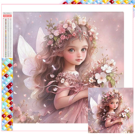 Butterfly Fairy - Full Square Drill Diamond Painting 50*50CM