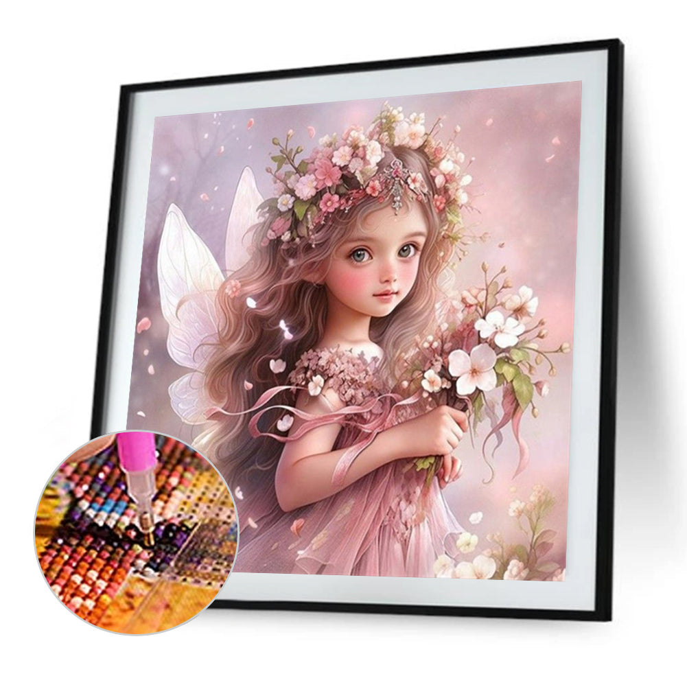 Butterfly Fairy - Full Square Drill Diamond Painting 50*50CM