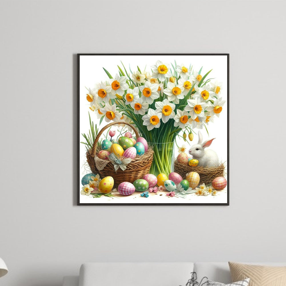 Easter Egg Bouquet - Full Round Drill Diamond Painting 30*30CM