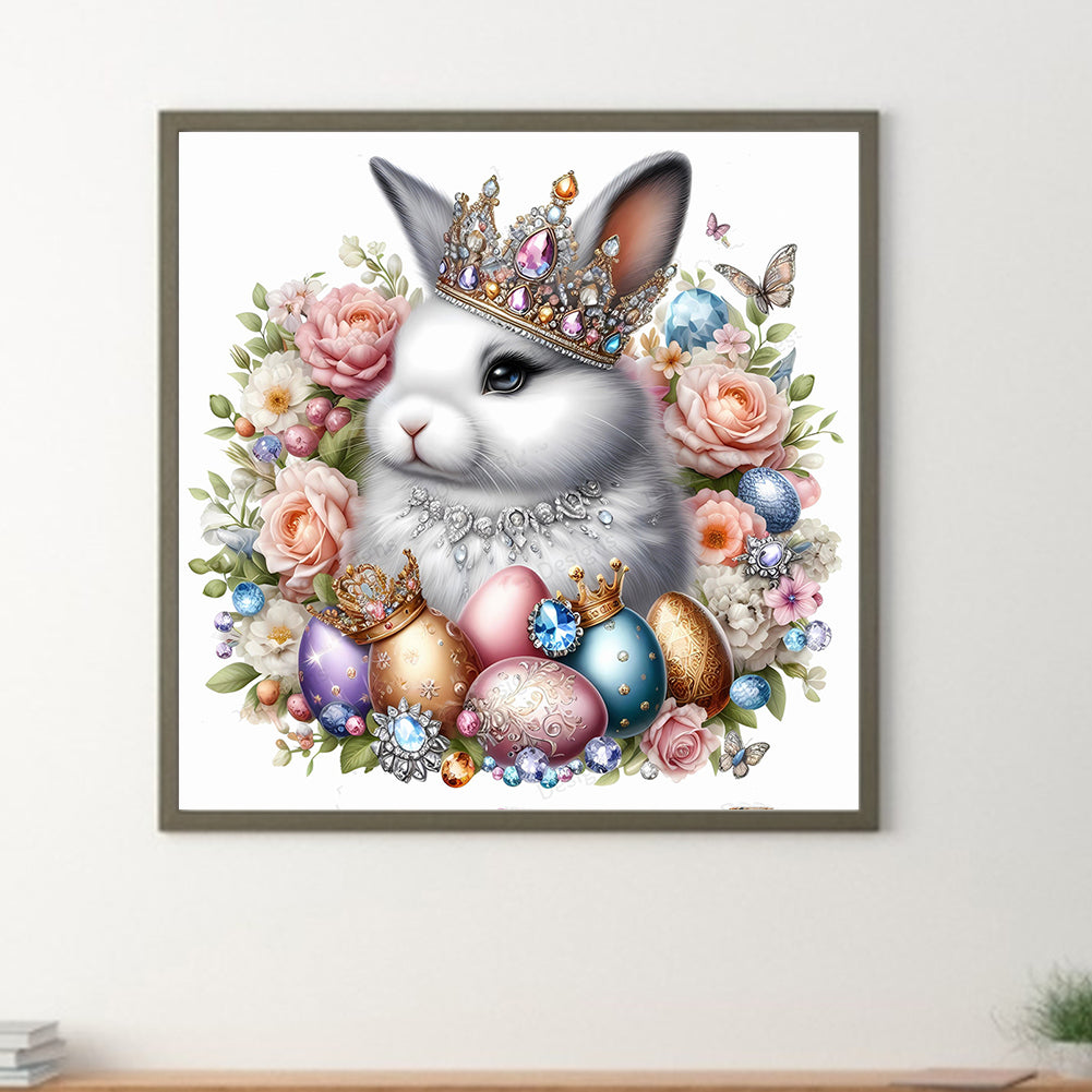 Jewelry Bunny - Full Round Drill Diamond Painting 30*30CM