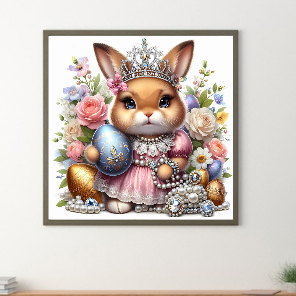 Jewelry Bunny - Full Round Drill Diamond Painting 30*30CM