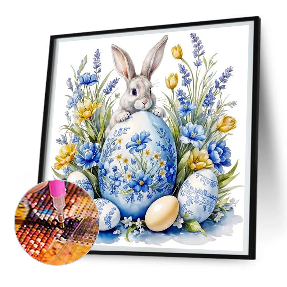 Easter Bunny - Full Round Drill Diamond Painting 30*30CM