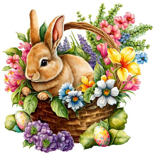 Easter Bunny - Full Round Drill Diamond Painting 30*30CM