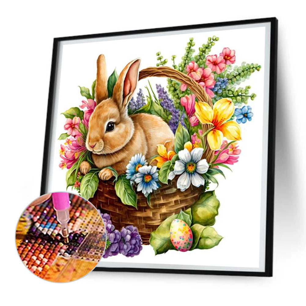 Easter Bunny - Full Round Drill Diamond Painting 30*30CM