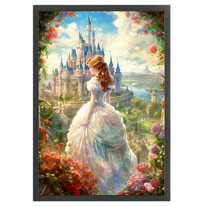 Princess In The Garden - 16CT Stamped Cross Stitch 40*60CM