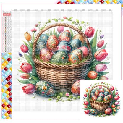 Easter Egg - Full Square Drill Diamond Painting 30*30CM