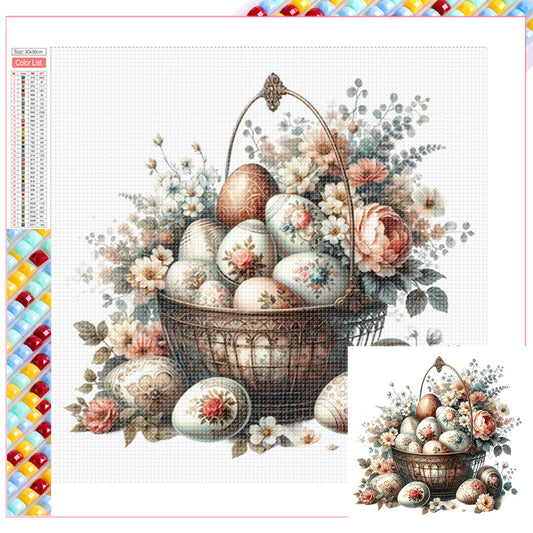 Easter Egg - Full Square Drill Diamond Painting 30*30CM