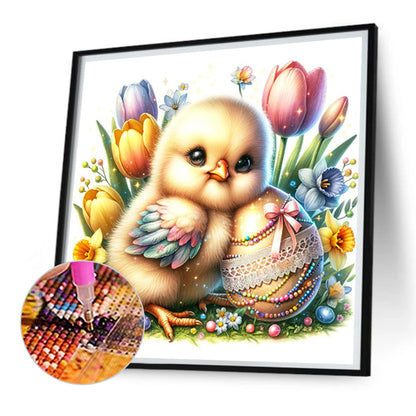 Easter Chick - Full Square Drill Diamond Painting 30*30CM