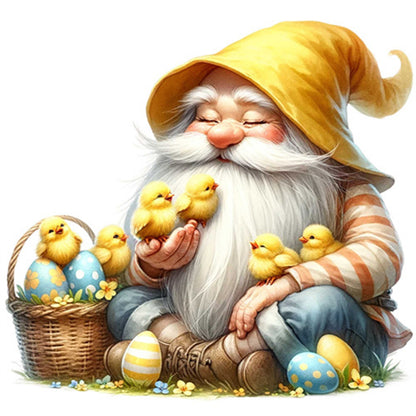 Easter Gnomes And Animals - Full Square Drill Diamond Painting 30*30CM