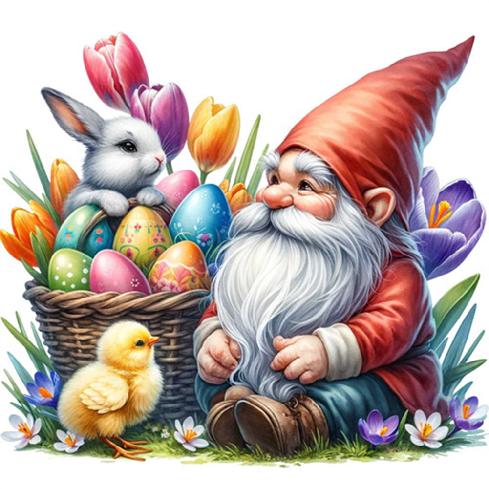 Easter Gnomes And Animals - Full Square Drill Diamond Painting 30*30CM