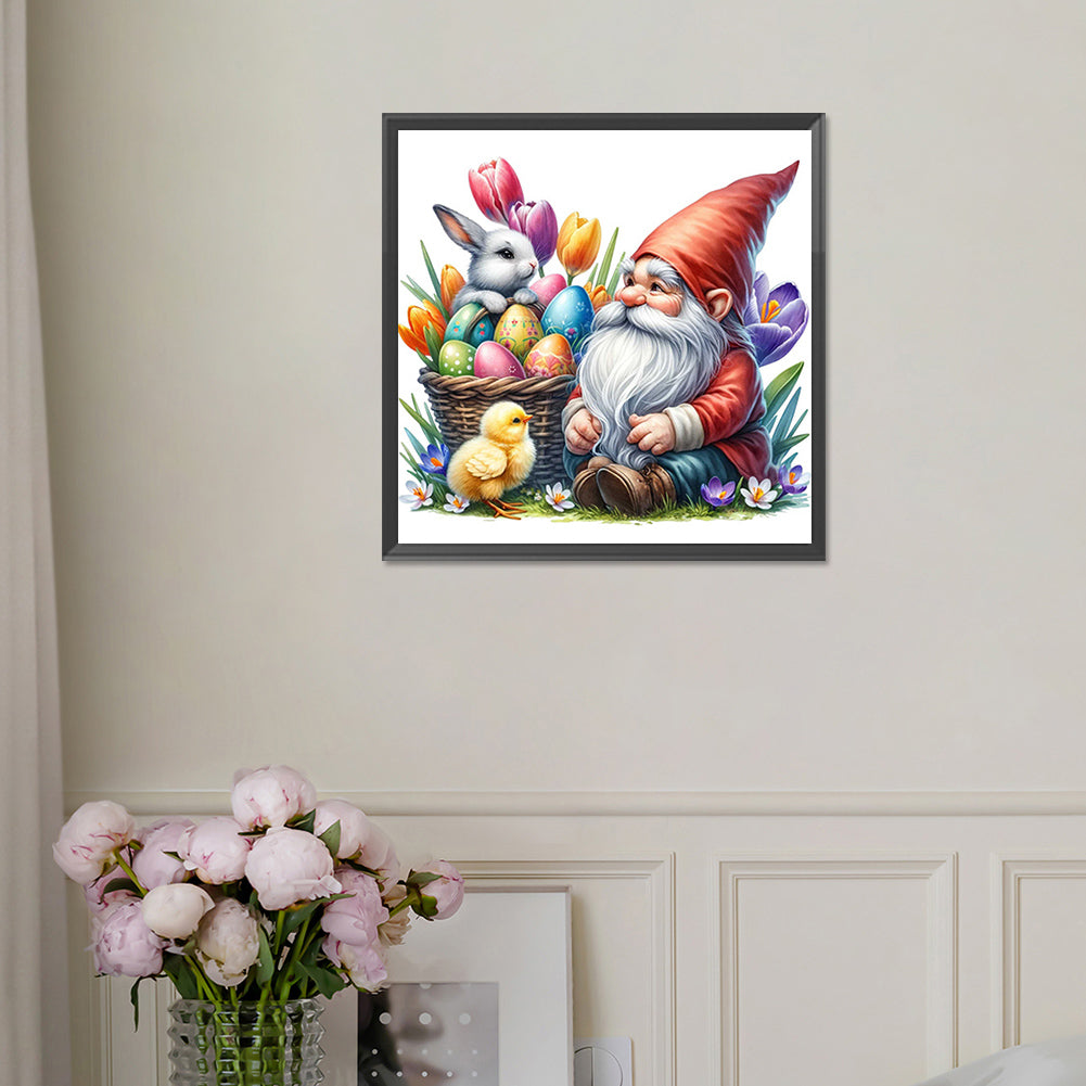 Easter Gnomes And Animals - Full Square Drill Diamond Painting 30*30CM