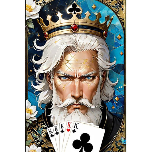 Jqk Poker Characters - Full Round Drill Diamond Painting 40*60CM