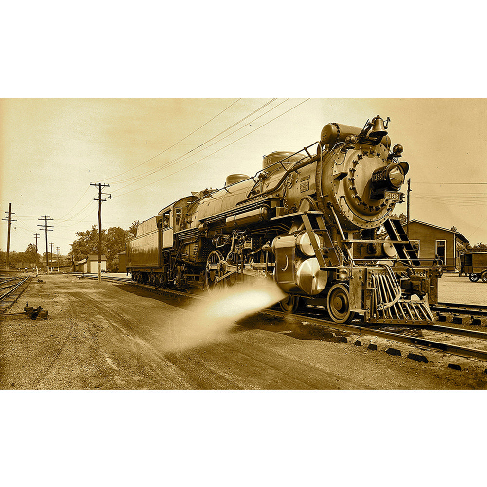 Train Locomotive - Full Round Drill Diamond Painting 50*30CM