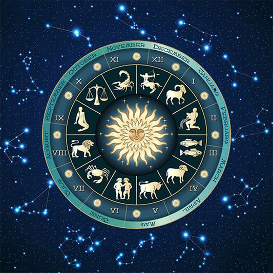 Twelve Constellations Horoscope - Full Round Drill Diamond Painting 50*50CM