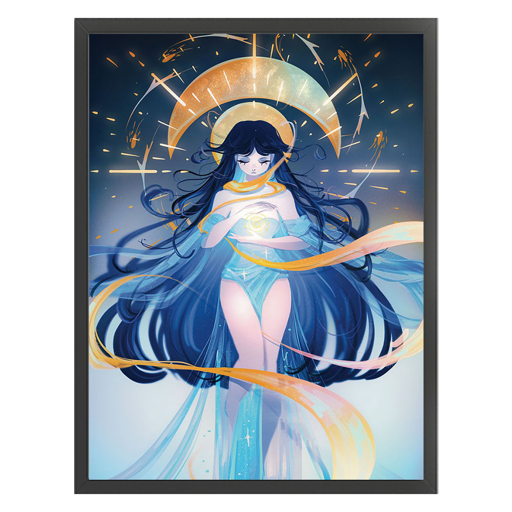 Goddess - 11CT Stamped Cross Stitch 40*55CM