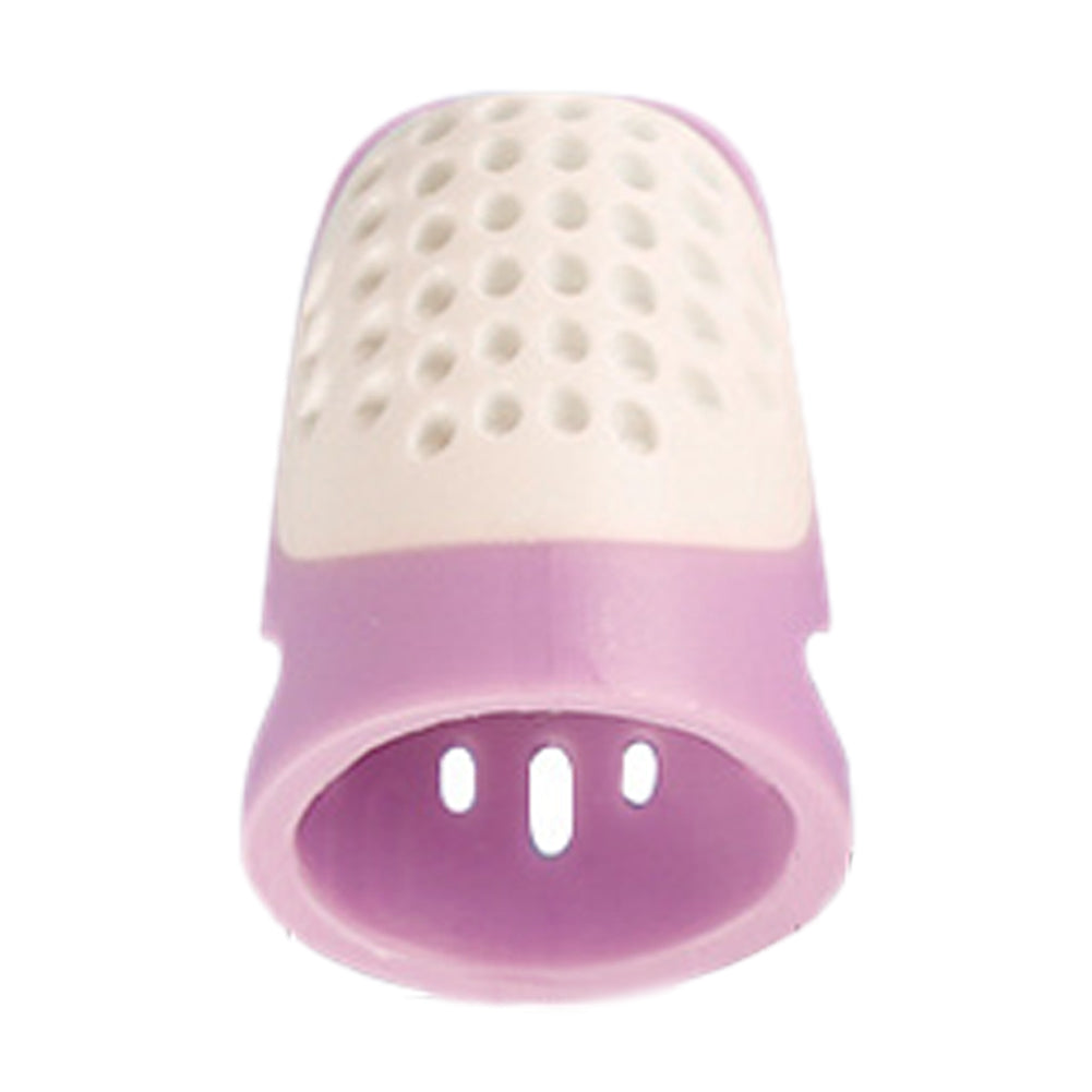 Sewing Thimble Finger Protector DIY Sewing Tool for Needlework (Purple Small)