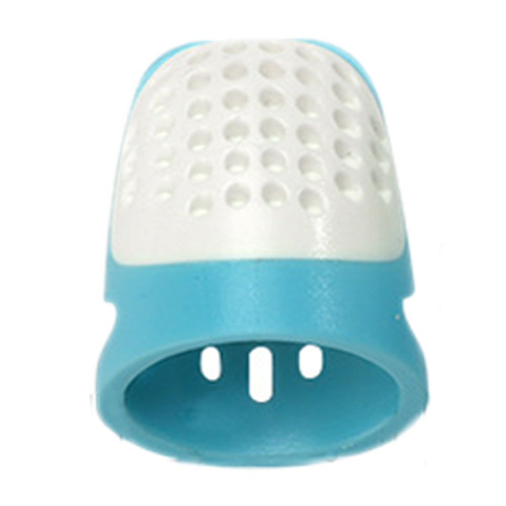 Sewing Thimble Finger Protector DIY Sewing Tool for Needlework (Blue Large)