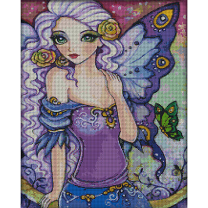 Butterfly Fairy - 14CT Stamped Cross Stitch 40*52CM(Joy Sunday)