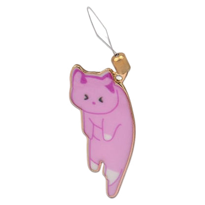 Cute Cat Magnetic Needle Holder Threader Household Magnetic Pin Holder (Pink)