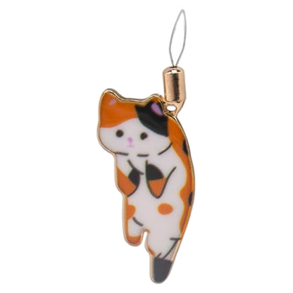 Cute Cat Magnetic Needle Holder Threader Household Magnetic Pin Holder (Orange)