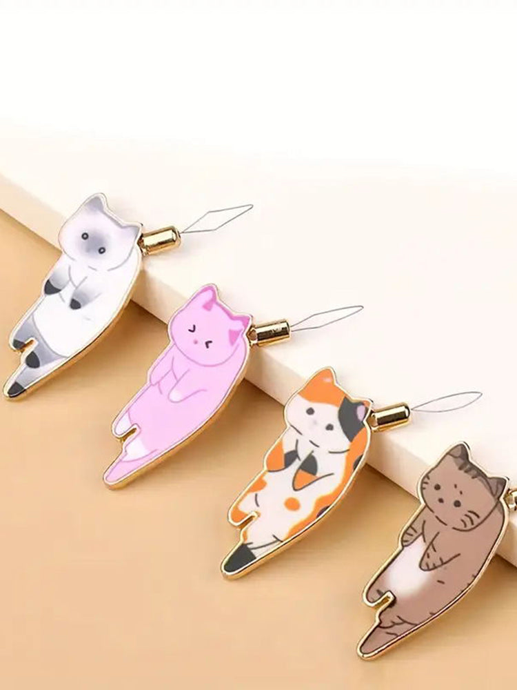 Cute Cat Magnetic Needle Holder Threader Household Magnetic Pin Holder (6 Pcs)