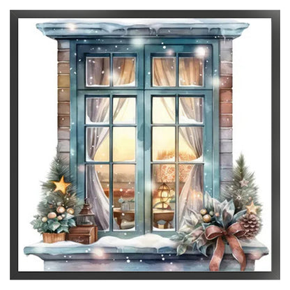 Winter Windows - 11CT Stamped Cross Stitch 50*50CM