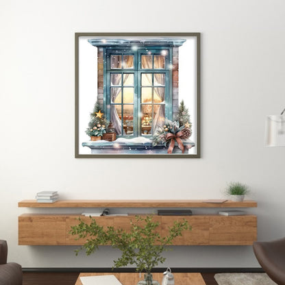 Winter Windows - 11CT Stamped Cross Stitch 50*50CM