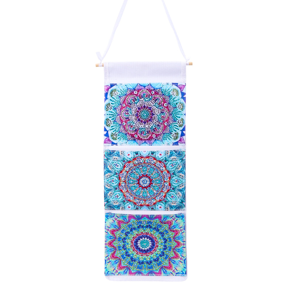 Special Shape DIY Diamond Painting Purses Diamond Art Clutch Bag (Blue Mandala)
