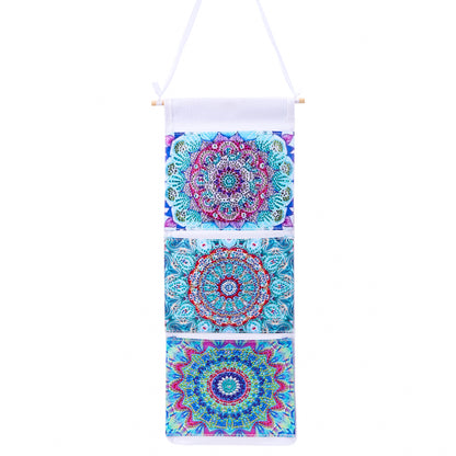 Special Shape DIY Diamond Painting Purses Diamond Art Clutch Bag (Blue Mandala)