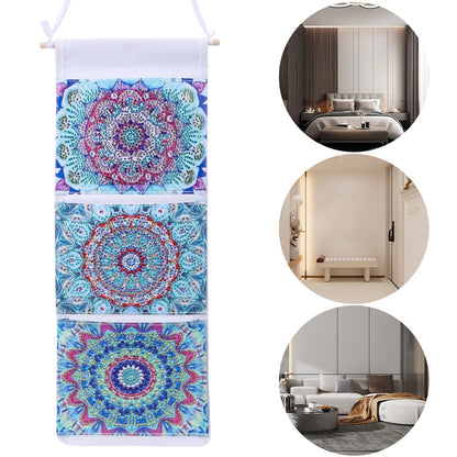 Special Shape DIY Diamond Painting Purses Diamond Art Clutch Bag (Blue Mandala)