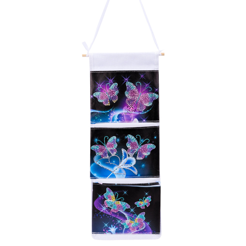 Special Shape DIY Diamond Painting Diamond Art Clutch Bag (Luminous Butterfly)