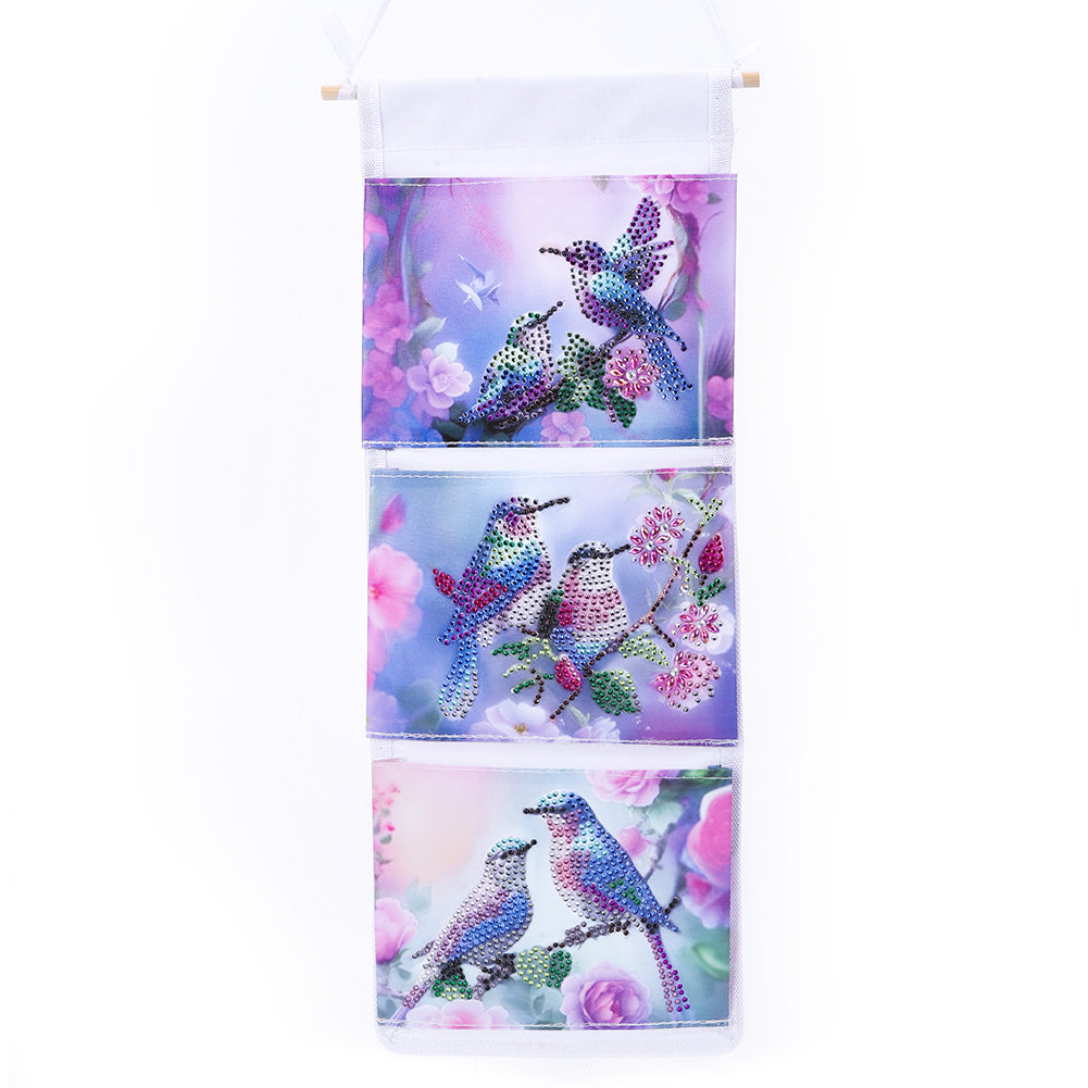 Special Shape DIY Diamond Painting Purses Diamond Art Clutch Bag (Flower Bird)