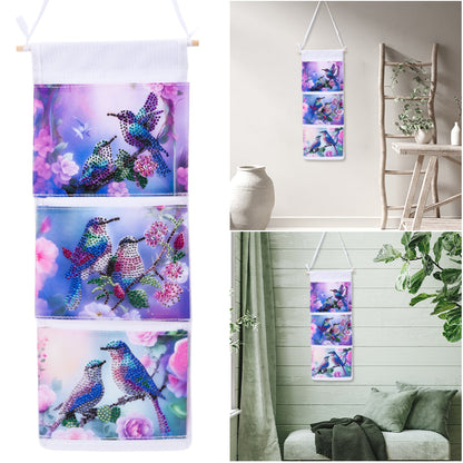 Special Shape DIY Diamond Painting Purses Diamond Art Clutch Bag (Flower Bird)