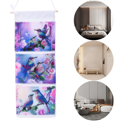 Special Shape DIY Diamond Painting Purses Diamond Art Clutch Bag (Flower Bird)