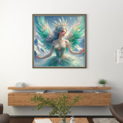 Angel Girl - 9CT Stamped Cross Stitch 45*45CM