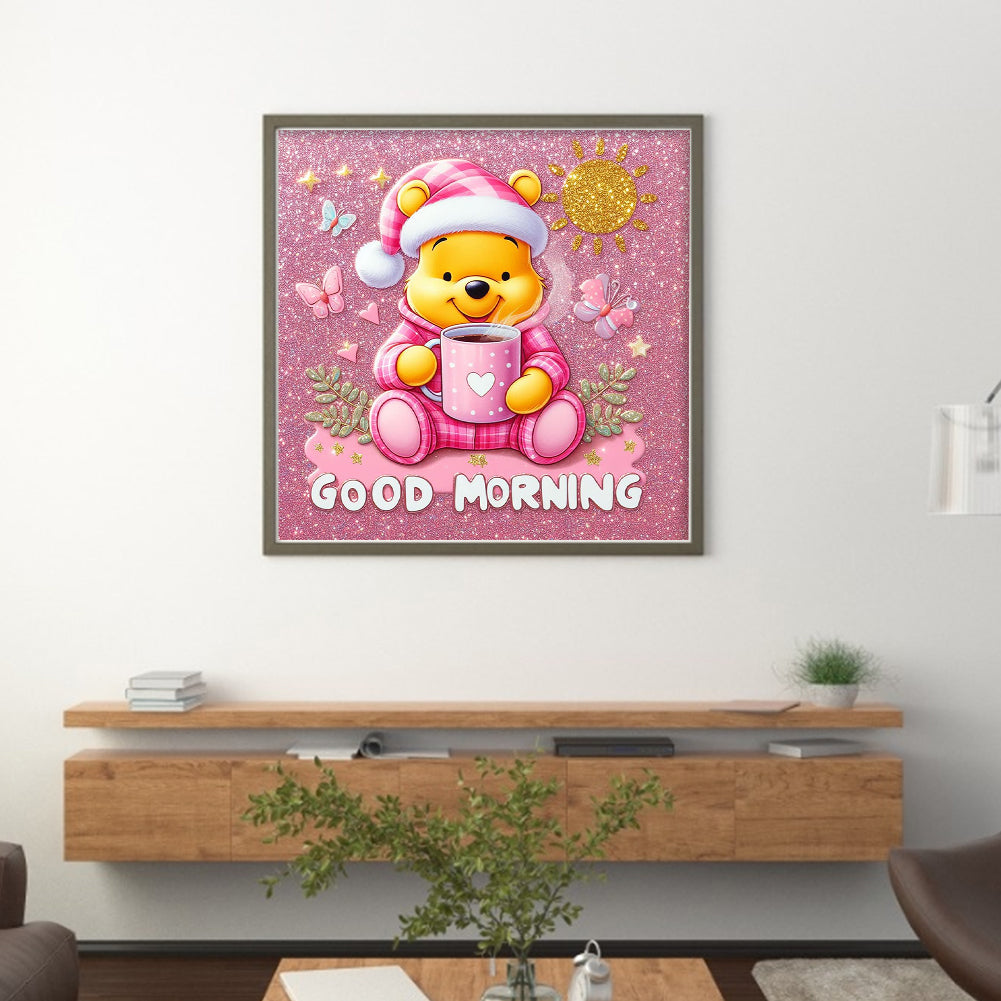 Winnie The Pooh - 11CT Stamped Cross Stitch 40*40CM