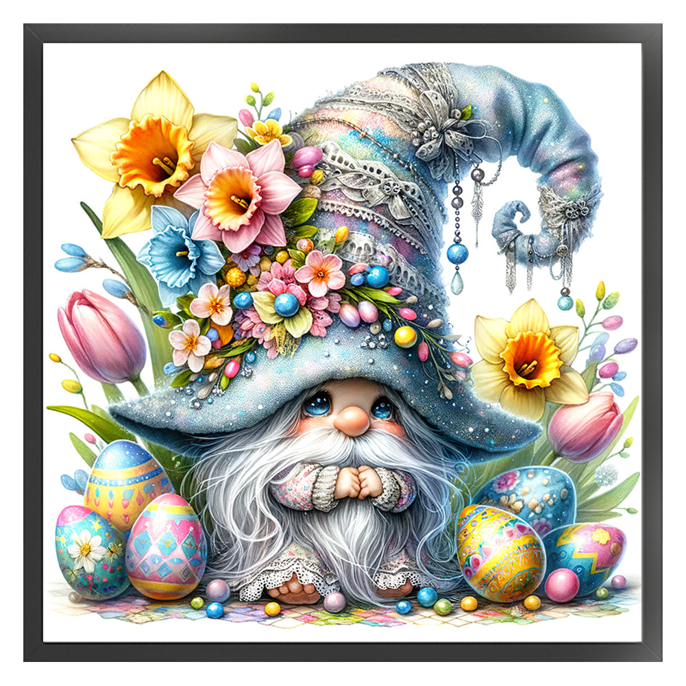 Easter Gnome - 11CT Stamped Cross Stitch 40*40CM