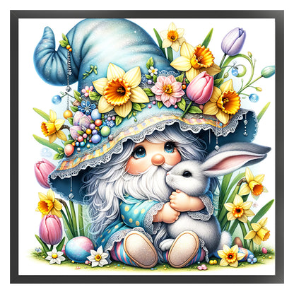 Easter Gnome - 11CT Stamped Cross Stitch 40*40CM