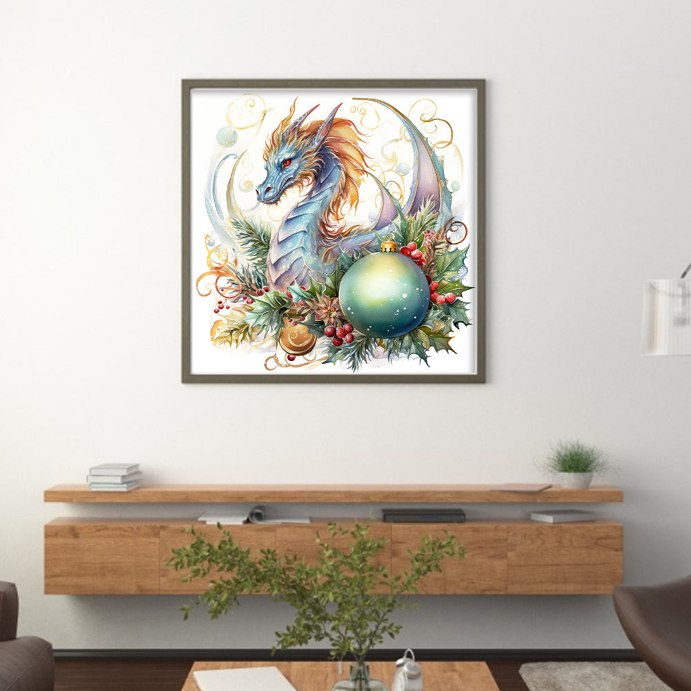 Dragon - 11CT Stamped Cross Stitch 40*40CM