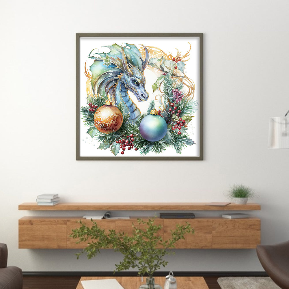 Dragon - 11CT Stamped Cross Stitch 40*40CM