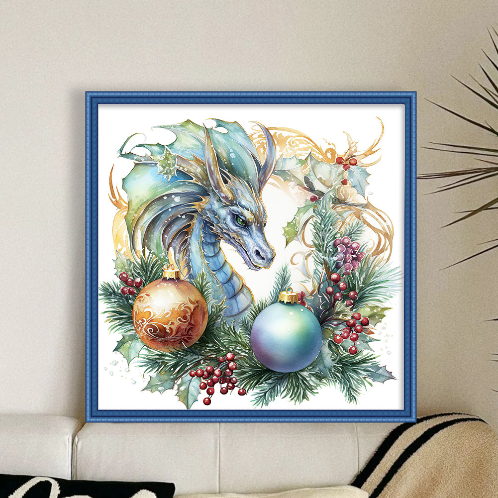 Dragon - 11CT Stamped Cross Stitch 40*40CM